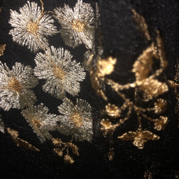 Fit and Flare Floral Embroidered Dress - Picture 3 of 3